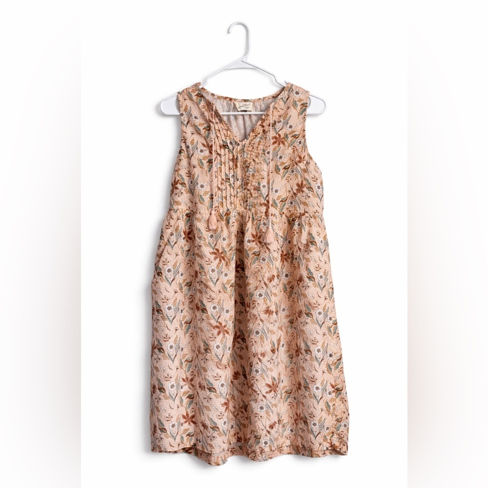 Universal Thread Peach Floral Midi Dress